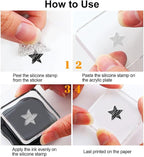 GLOBLELAND Cartoon Gift Cat Clear Stamps Yarn Cat Clear Stamps Pet Cat Silicone - Image 7