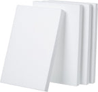 Crafare 12X8X1 Inch Craft Foam Blocks 4 Pack Polystyrene Foam Sheet Rectangle by Crafare
