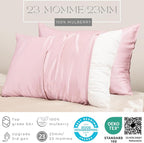 PROMEED 23 Momme Grade 6A+ Pink Silk Pillowcase - Image 2