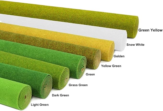 CP138 Artificial Model Grass Mat Trains Grass Green 40 x 100cm or 15.7"x 39"for - Image 5