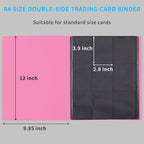 Card Binder, 360 Pockets Upgraded Trading Card Binders, Cards Collection Binder - Image 2