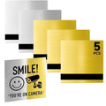 5PCS Laser Engraving Double Color ABS Plastic Sheet, Two-Tone Laserable by Bocolon