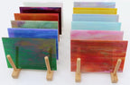 LITMIND 12 Sheets Iridescent Stained Glass Sheets – 4 x 6 Inch Opaque Rainbow - Image 4
