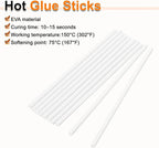 HARFINGTON 10pcs Hot Glue Sticks 0.28" Dia x 9.84" Long EVA Mini Hot Melt - Image 4
