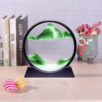 Arthink Moving Sand Art Picture in Motion Round Glass 3D Deep Sea Landscape - Image 6