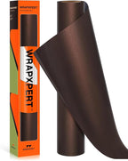 WRAPXPERT Metallic Brown HTV Heat Transfer Vinyl Roll, Heat Press Vinyl by WRAPXPERT