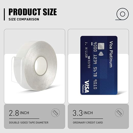 Double Sided Tape Heavy Duty 2 Sided Acrylic Adhesive Sticky Tape | 3/4" 10 Ft - Image 6