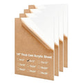KINLINK 8x12 Plexiglass Sheets 1/8 inch Thick - 3mm White Cast Acrylic Sheet by KINLINK