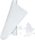Glitter White Heat Transfer Vinyl White HTV Vinyl Rolls 12 inch x 5 feet Iron by KEGUMINGX