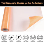 Orange Glitter HTV Heat Transfer Vinyl Roll 12inch x 20 ft - Image 3