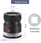 30X Loupe Magnifier, USB Rechargeable 8 Lights Portable Eye Loupe Sewing - Image 4