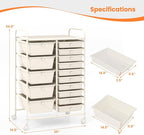 BECOMFORT 15-Drawer Rolling Cart - Image 3