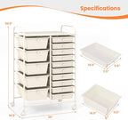BECOMFORT 15-Drawer Rolling Cart - Image 3