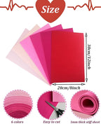 Pink Stiff Felt Sheets for Craftes - Image 2