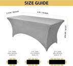 114 10-Pack 6ft Spandex Table Covers - Image 4