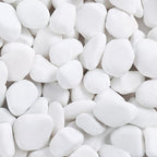 SIDONG 5 lbs White River Rocks, 1.2-2 Inches Pebbles by SIDONG