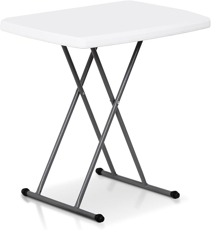 SUPER DEAL 2.5 Foot Plastic Folding Table, Indoor Outdoor Portable Heavy Duty by Superdeal