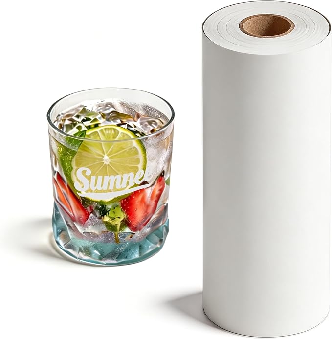 White Permanent Vinyl for Cricut Cutting Machine, Waterproof, Durable White by Unknown