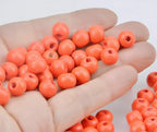 AD Beads Wood Spacer Loose Wooden Craft Beads Big Hole Beads Assorted - Image 3