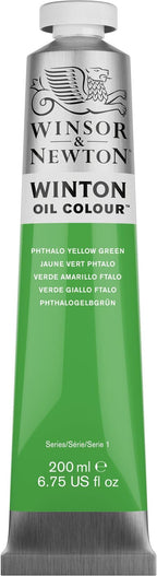 Winsor & Newton Winton Oil Color, 200ml Tube, Phthalo Yellow Green - Image 11