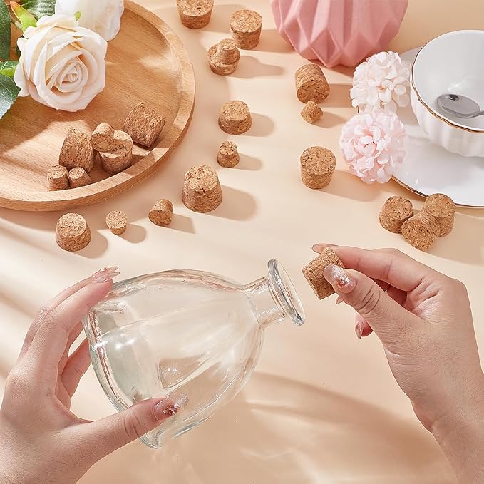 GORGECRAFT 50PCS 5 Sizes Cork Bottle Stoppers - Image 3