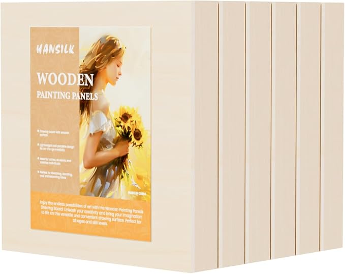 Wooden Art Panels for DIY Painting by HANSILK