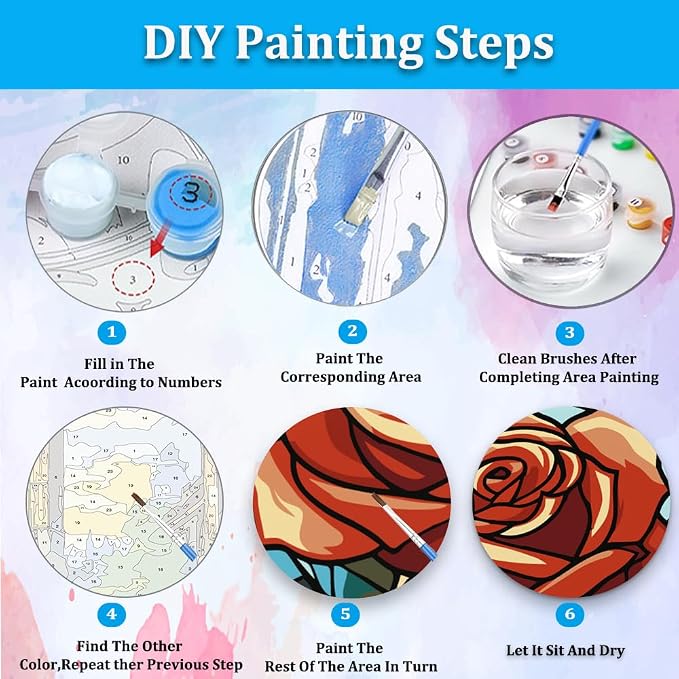 Artunion Framed Paint by Numbers Kit - Image 6