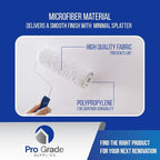 Pro Grade Paint Roller Kit, Paint Brushes - Image 6