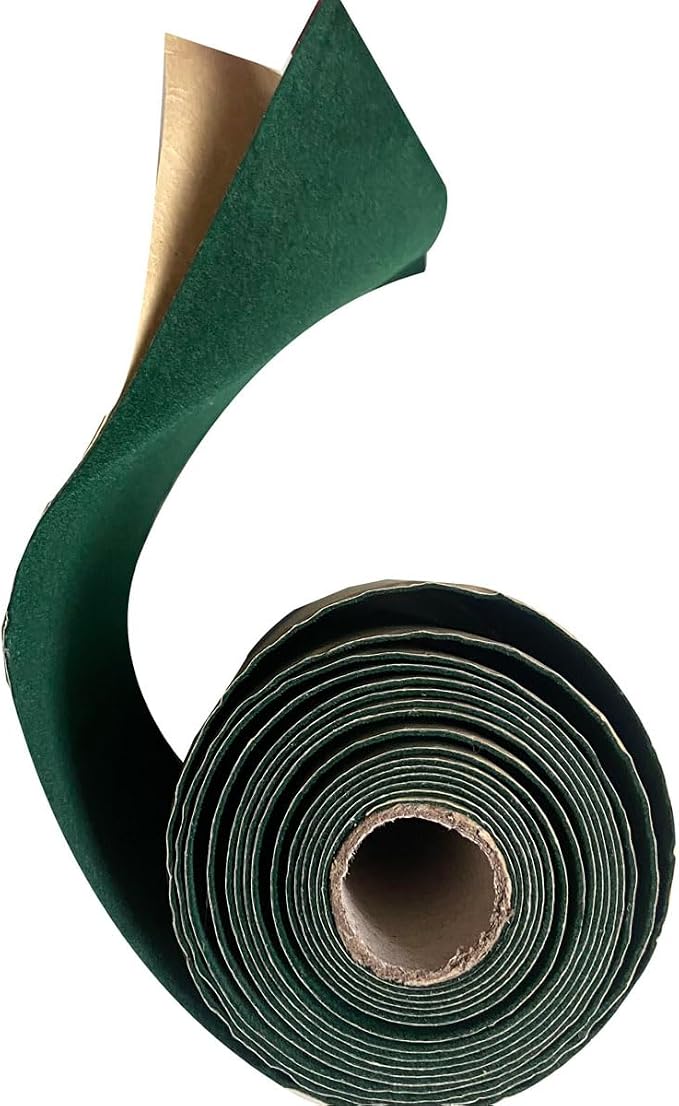 Adhesive Green Velvet Felt Fabric Liner Felt Drawer Liner Wallpaper - Image 3