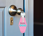 8PCS Motel Keychain Blank Hotel Key Tags Holder - Image 4