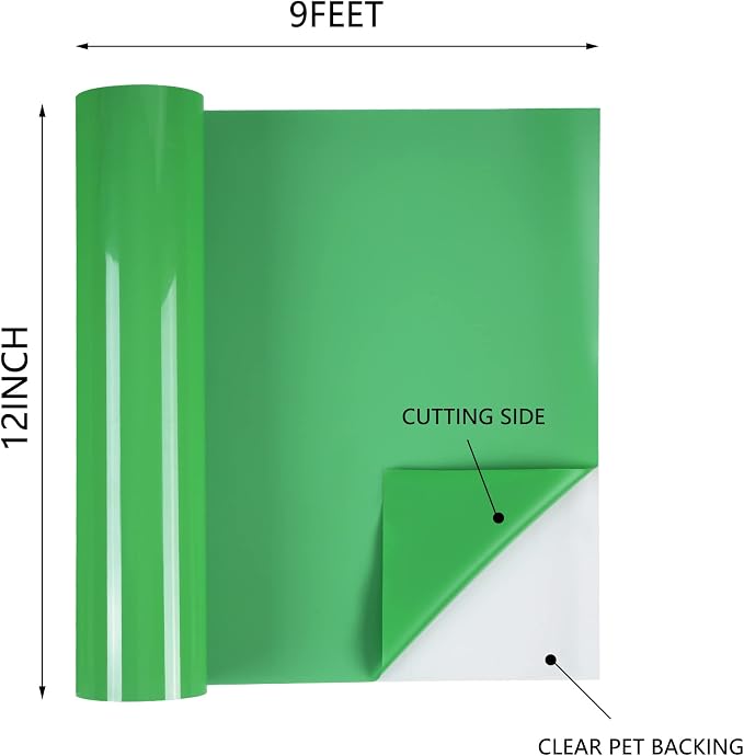 HTVVETUR HTV Vinyl Rolls Heat Transfer Vinyl - Image 2