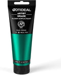 GOTIDEAL Metallic Acrylic Paint Pearl Viridian Green Tubes Non Toxic Non Fading by GOTIDEAL