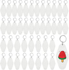 LOTMER 20/30/40/80 PCS Hotel Keychain Blank by LOTMER