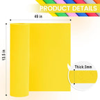 Do²ping Yellow Eva Foam Sheets Roll, 3mm EVA Craft Foam 49''x13.5'' High - Image 3