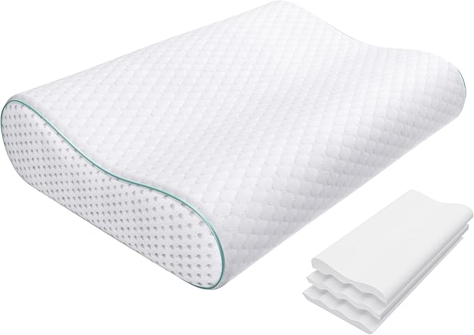 Releep Ergonomic Memory Foam Pillow by Releep