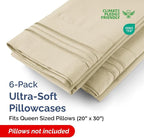 Queen Pillow Cases Set of 6 - Image 2