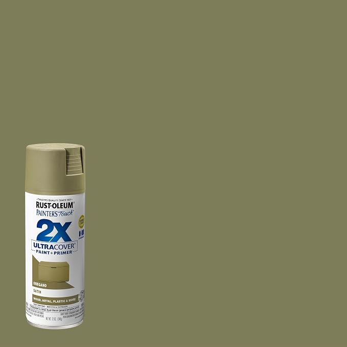 Rust-Oleum 334077 Painter's Touch 2X Ultra Cover Spray Paint, 12 oz, Satin - Image 2