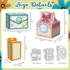 3 Styles 3D Gift Box Metal Cutting Dies DIY Craft Die Cuts Carbon Steel - Image 2