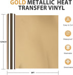 HTVRONT Gold Chrome Heat Transfer Vinyl - Image 4