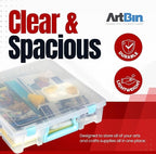 ArtBin Super Satchel 1 Compartment Box Clear Craft Organizer Storage Case - Image 3