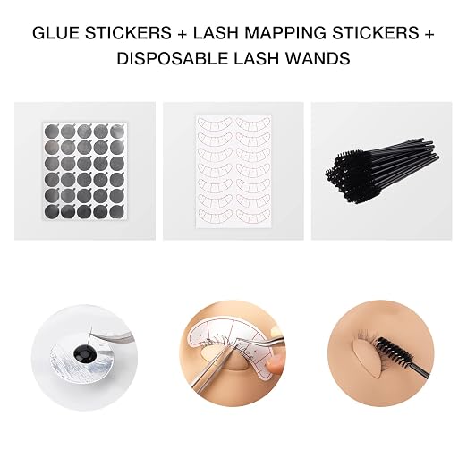 LASHVIEW Lash Extension Kit, Eyelash Extension Kit, Professional Eyelash - Image 7