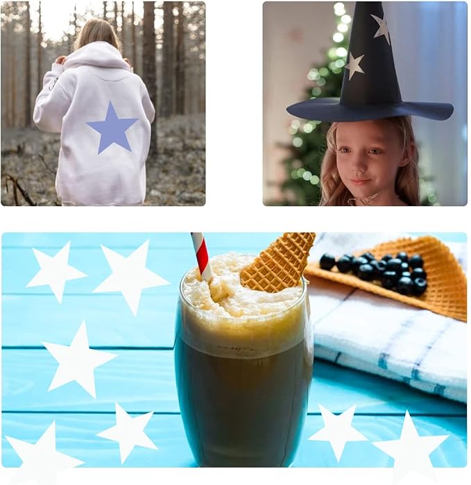 8 PCS Large Star Stencil, Star Stencils Different Sizes, Stars Template Stencil - Image 4