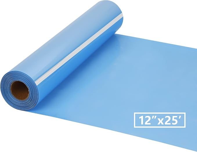 HTV Iron on Vinyl 12Inch by 25ft Roll HTV Heat Transfer Vinyl by HTVVETUR