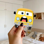 6 Styles Cute Anthropomorphic Car Metal Cutting Dies Cartoon Vehicle Die Cuts - Image 5