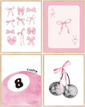 4 Pack Pink Coquette Diamond Art Kits by LEZHIJIA