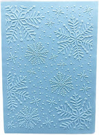 3D Plastic Embossing Folder Template Christmas and Winter Snowflakes Texture by Unknown