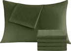Pillowcases Standard 4 Pack, 20x26 Pillow Cases by Culve