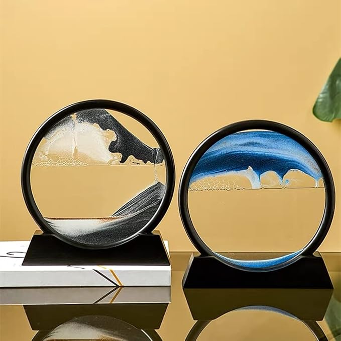 Arthink Moving Sand Art Picture, Liquid Motion 3D Sea Sandscape in Motion - Image 6