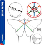 SGftre 3 Piece Set Butterfly Delta Octopus Kites - Image 6