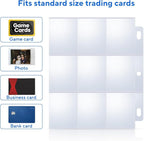 40 Pack 9 Pocket Trading Card Sleeves, Double-Sided Baseball Card Sleeves - Image 3